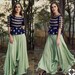 Indian Women Designer Crop Top With Different Style Skirt And Marvellous Handwork All Over Front And Sleeves Zari Work Special For Women. 