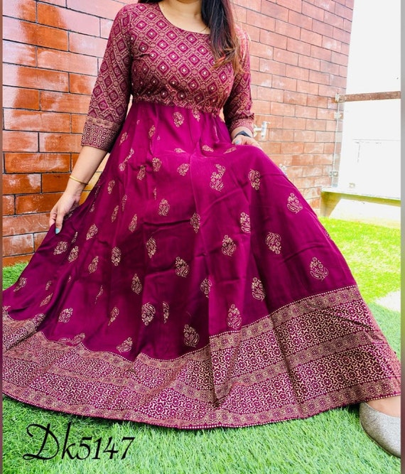 manas classic vol 2 long ladies gown style kurtis wholesale catalogue |  Aarvee Creation | Manas Classic Vol 2 Gown Style Kurtis Wholesale  Catalogue. Purchase Manas Classic Vol 2 New Design Latest