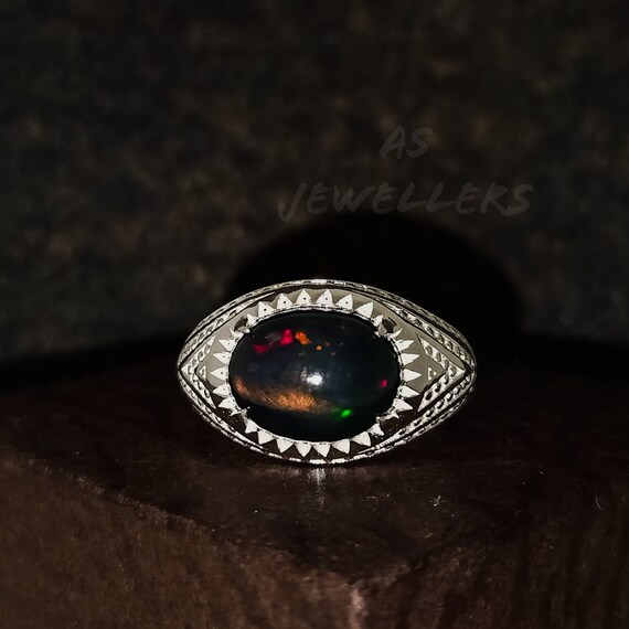 October birthstone rings for men sale