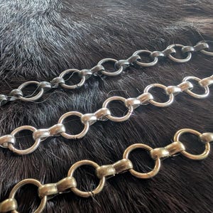 Verlängerung Kette für Verschluss Fellverschluss Rundglieder Kette