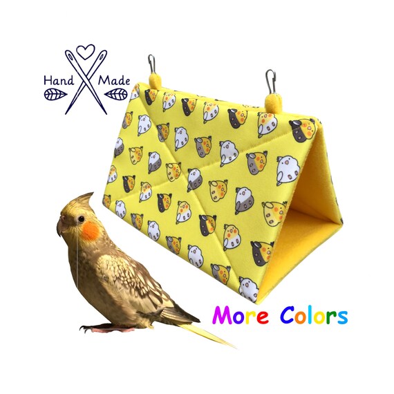 Plush Bird Cave Nest – Hanging Sleeping Bed Hut Tent For Parrots & Small Pets