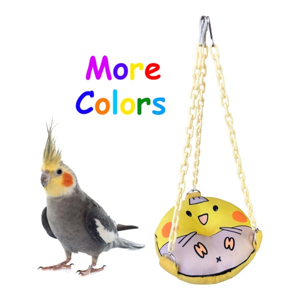 Cockatiel Round Bagel Swing Double Sided Swing Toy