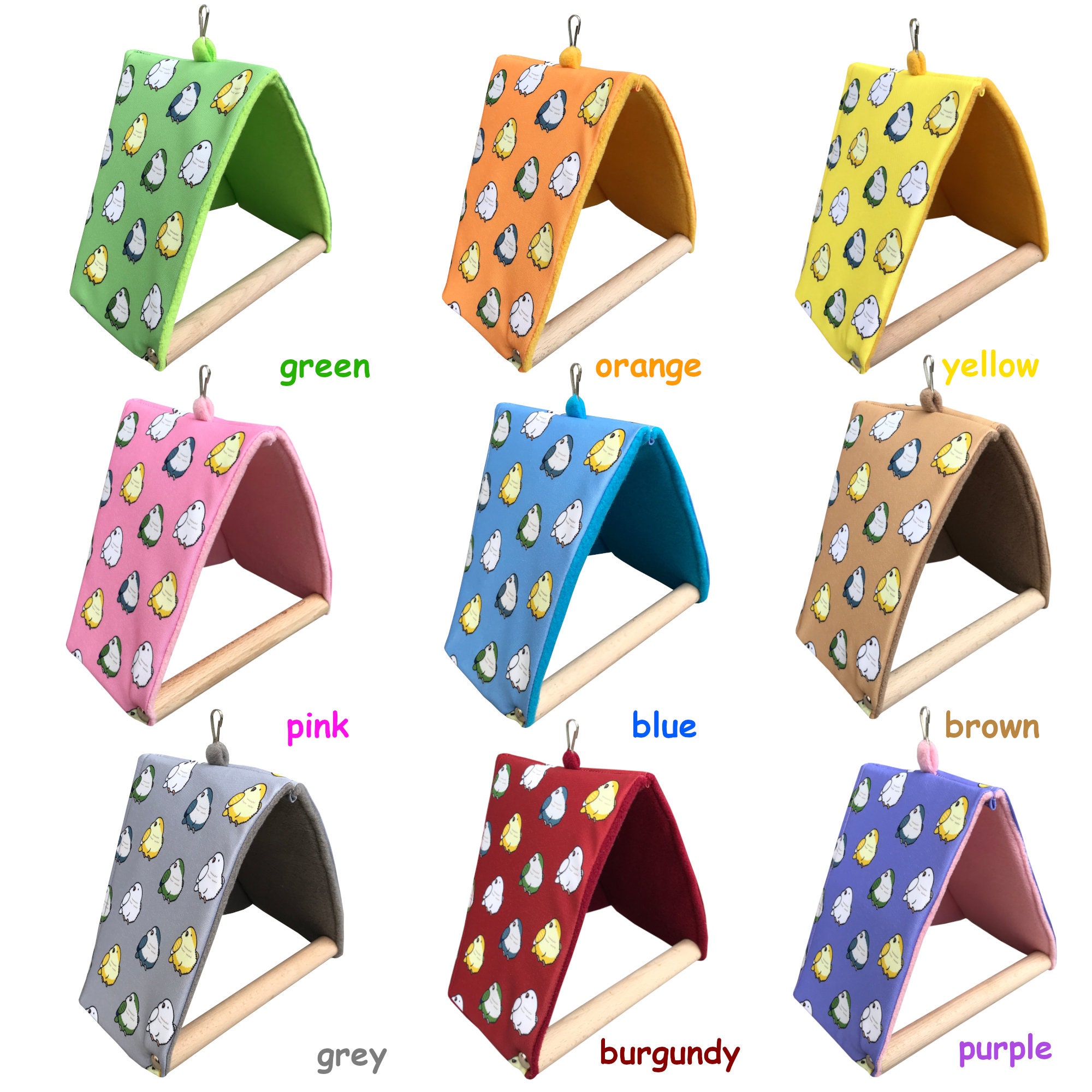 Quaker Parrot Monk Parakeet Bird Snuggle Hut Sleepy Hut Etsy Israel