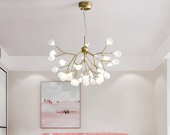Firefly chandelier / bedroom, living room, kitchen and dining pendant light / creative decorative chandelier