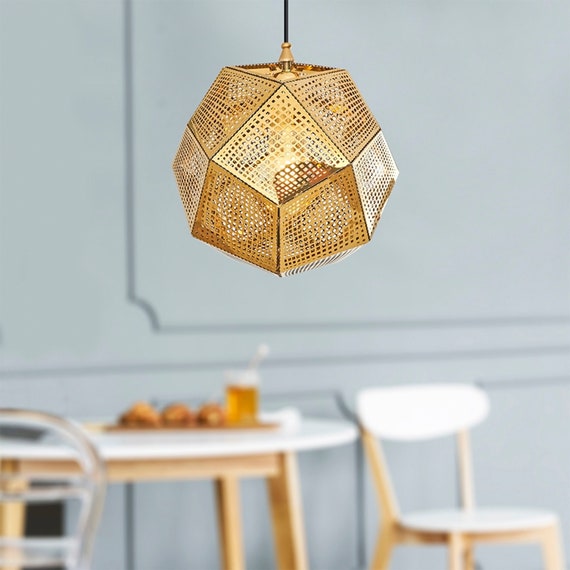 Octagon Cube Mid Century Modern Chandelier Hanging Pendant Canada Modern Chandelier Hanging Pendant, Octagon Ceiling Light Fixture