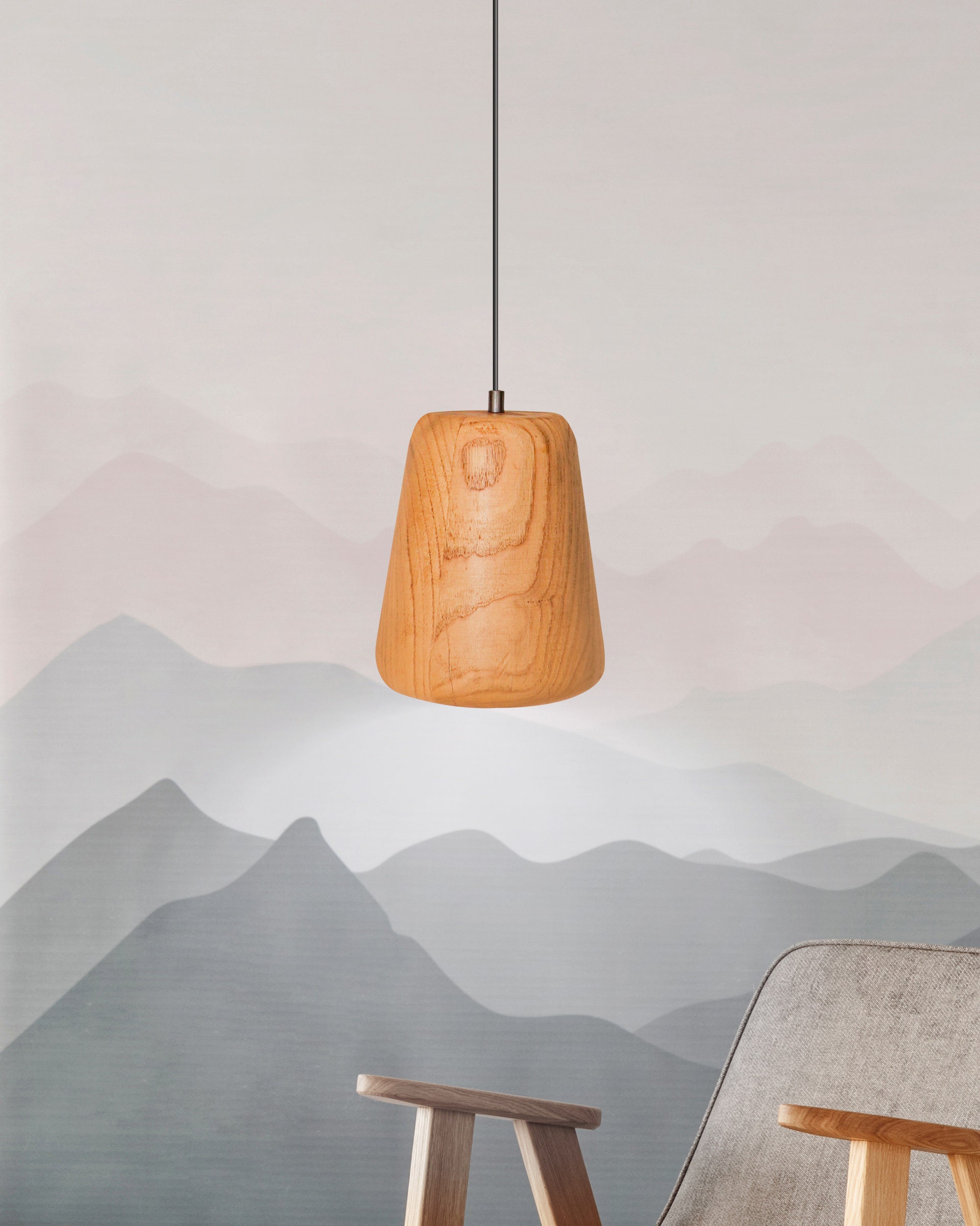 Sariq is a Nordic Style Solid Turned 