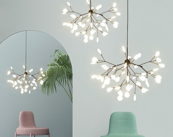 Firefly chandelier / bedroom, living room, kitchen and dining pendant light / creative decorative chandelier