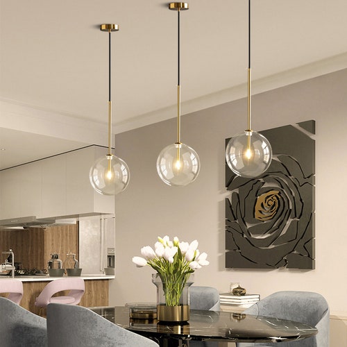 LED Bubble Crystal Ceiling Light Dining Room Pendant Lamp Lighting Chandelier 