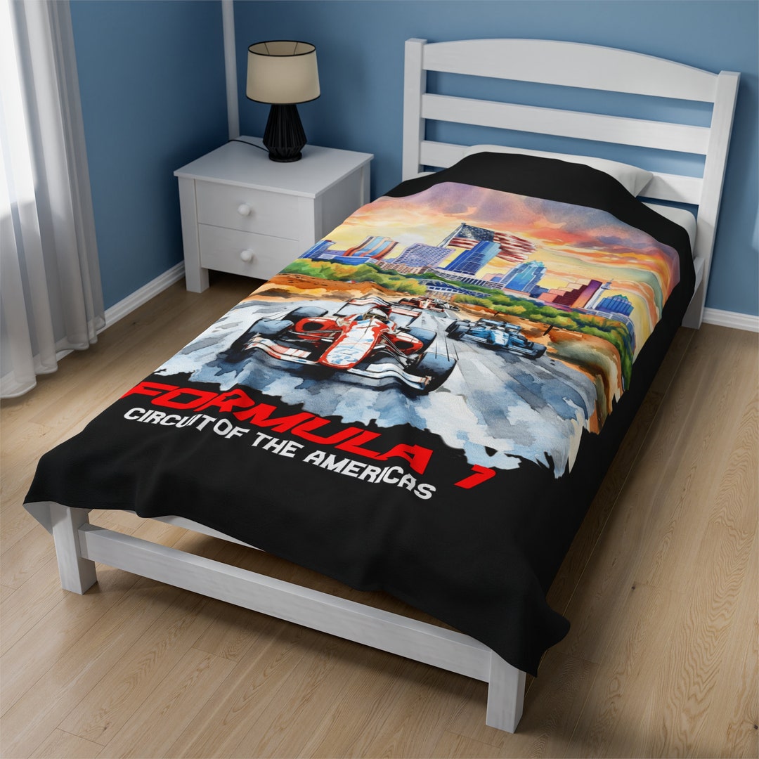 Formula 1 Austin Blanket F1 Racing Racing Blanket Car Lover Etsy