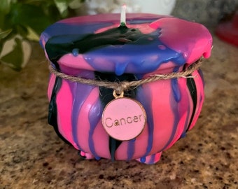 Zodiac/CANCER Birthday Cauldron Candle