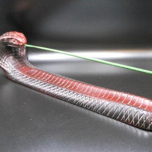 Cobra Stick Incense Holder Sparkly  Incense Burner Vintage