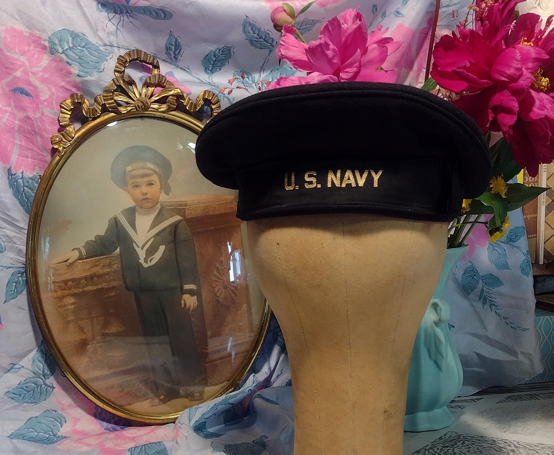 Us Navy Flat Cap - Etsy