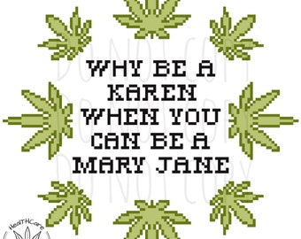 Mary Jane cross stitch