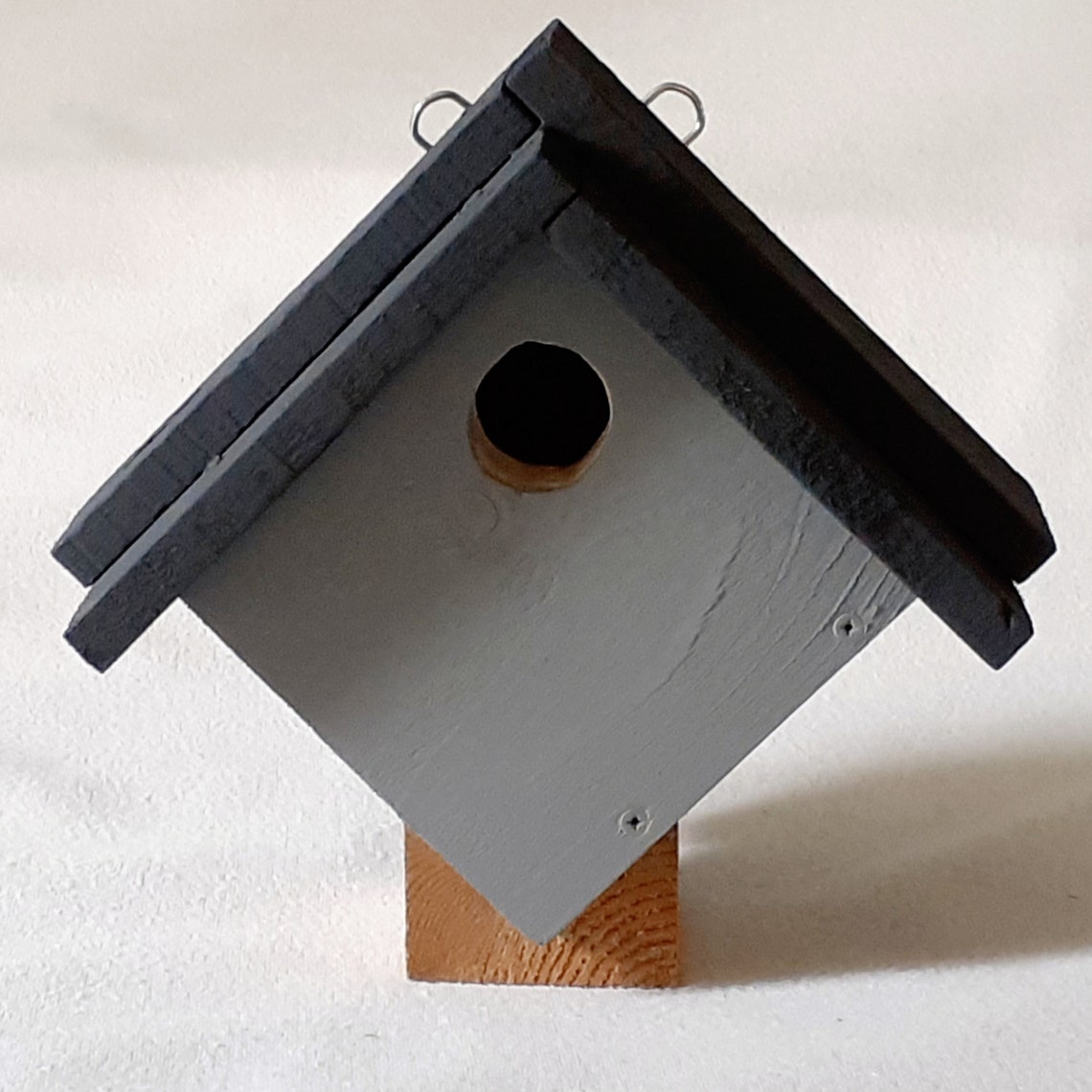 Bird box upcycled from old pallets finished in charcoal and Etsy