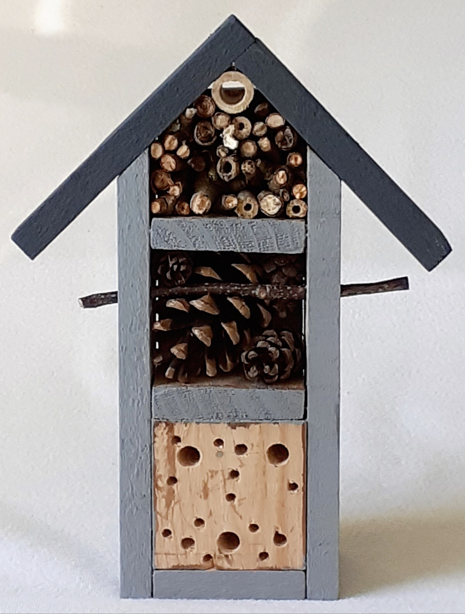 Bug House Upcycled From Old Pallets Finished in Charcoal and Etsy