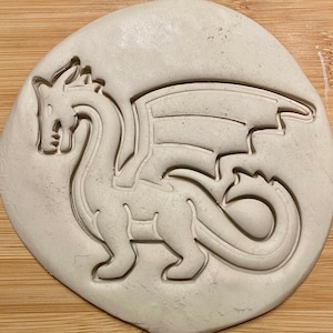 Dragon Cookie Cutter with detail