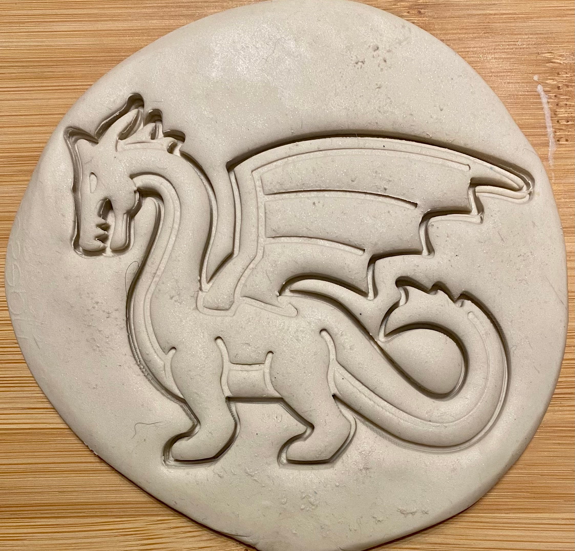 Dragon Cookie Cutter with detail Etsy