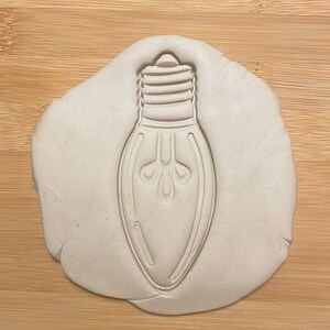 Bulb Cookie Cutter with detail