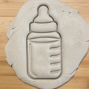 Baby Bottle Cookie Cutter with detail