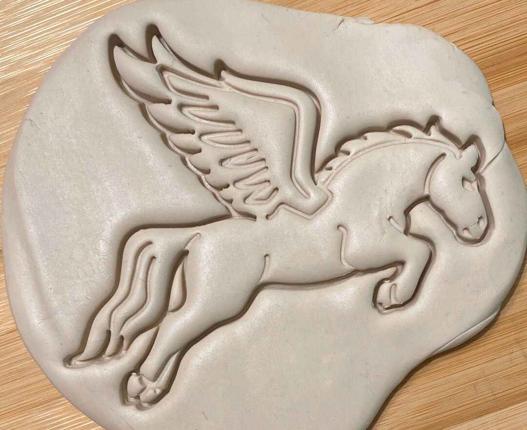 Pegasus Cookie Cutter With Detail Etsy