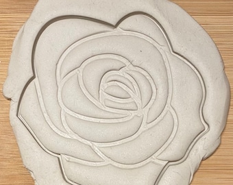 Rose Cookie Cutter with detail