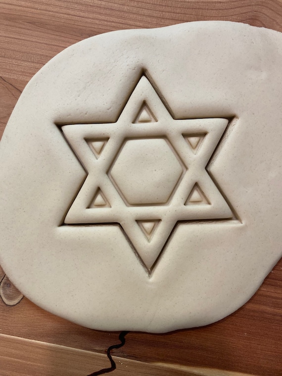 Star of David Cookie Cutter With Detail | Etsy