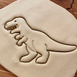 T-Rex Cookie Cutter with detail