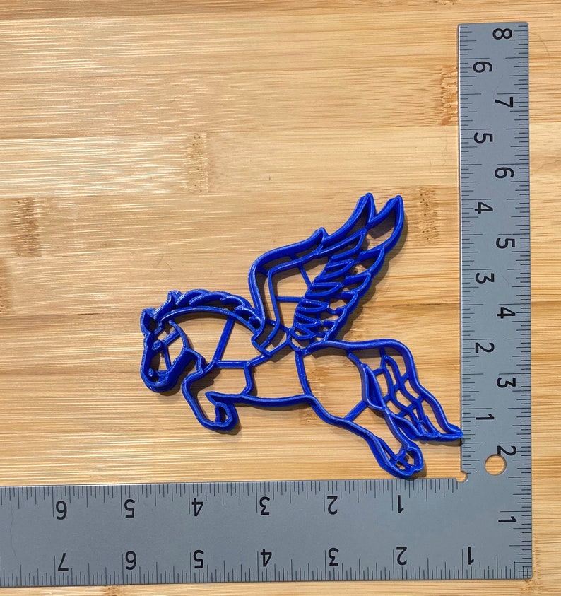 Pegasus Cookie Cutter With Detail Etsy