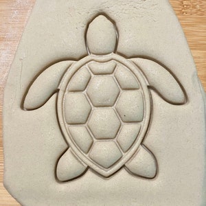 Sea Turtle Cookie Cutter with detail