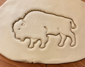 Buffalo Cookie Cutter with detail