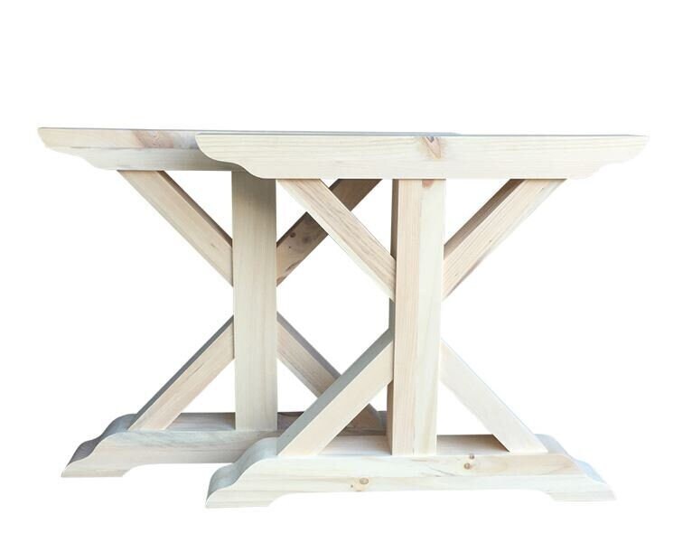 Seamless Trestle Table Legs Free Set Of Two Dining Uk Seamless Trestle Table Legs Free, Wooden Farmhouse Table Legs Uk