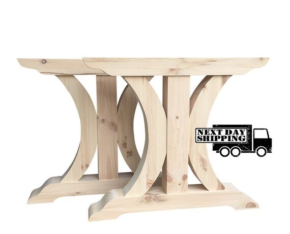 Wooden trestle table sale legs for sale