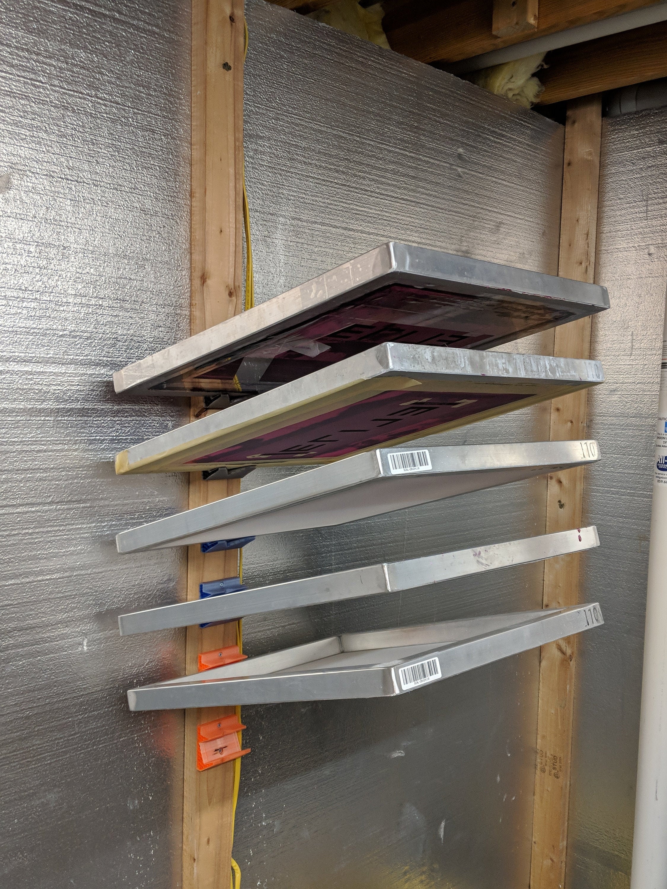 Screen Printing Frame Holder Squeegee Holder Frame Wall Etsy UK