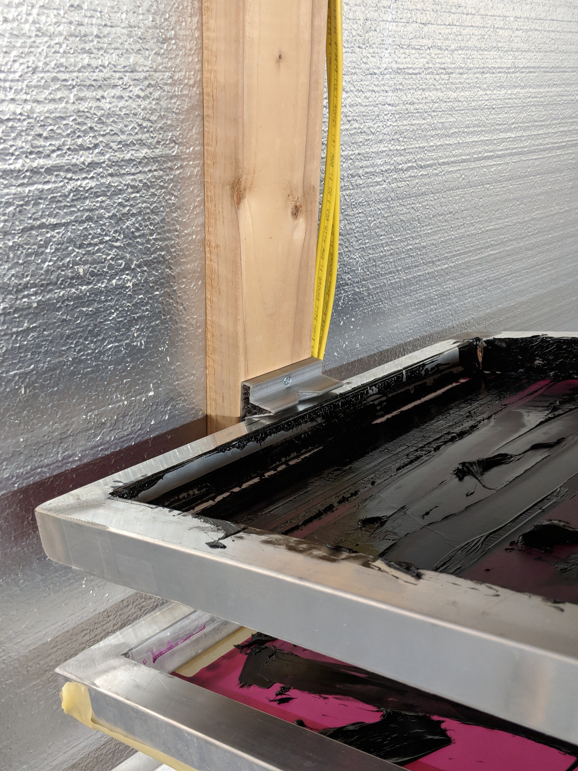 Screen Printing Frame Holder Squeegee Holder Frame Wall Etsy UK