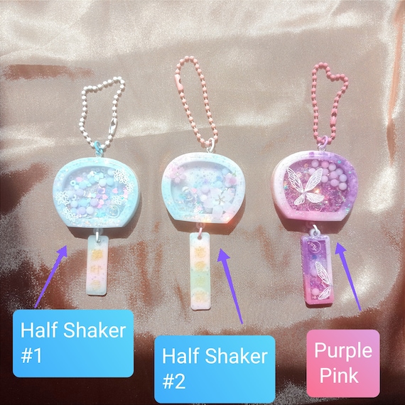 Furin Resin Shaker Keychain, Japanese Wind Chime Shaker Keyring - Etsy