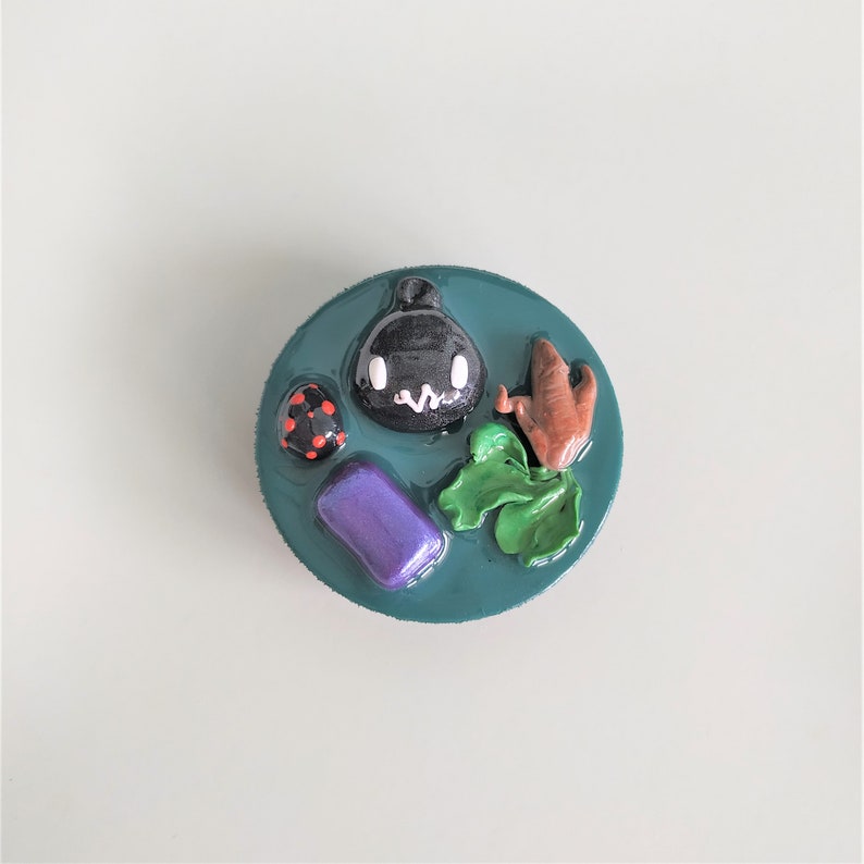 Stardew Valley Krobus Pop Socket BLACK Collapsible Phone Grip