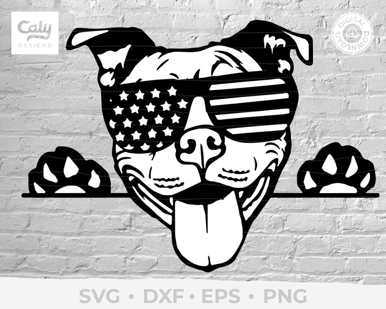 American Pit Bull SVG Clipart Pitbull Vector File K-9 | Etsy