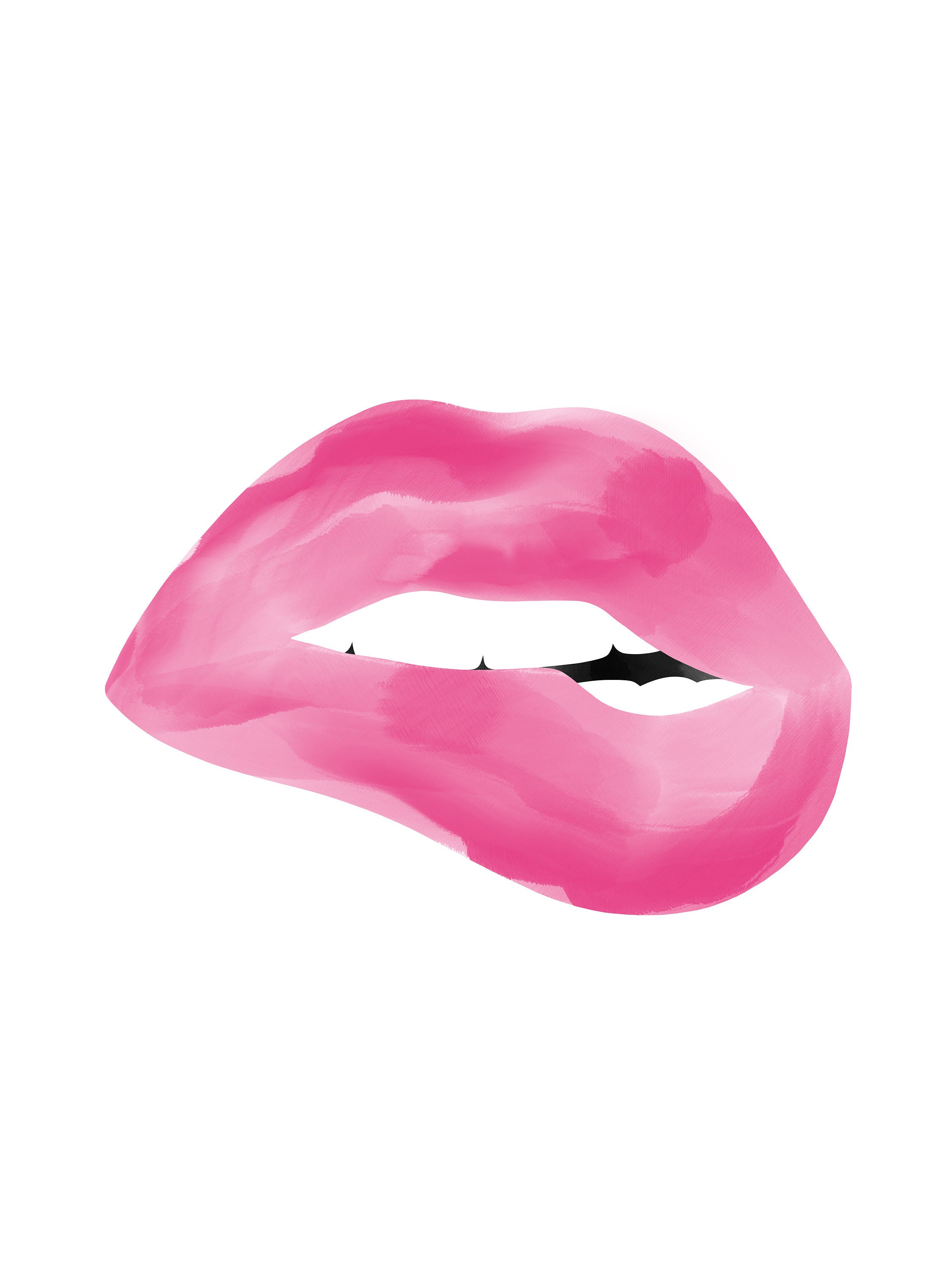 Lips Wall Art Lips Printable Lips Painting Lips Poster Etsy