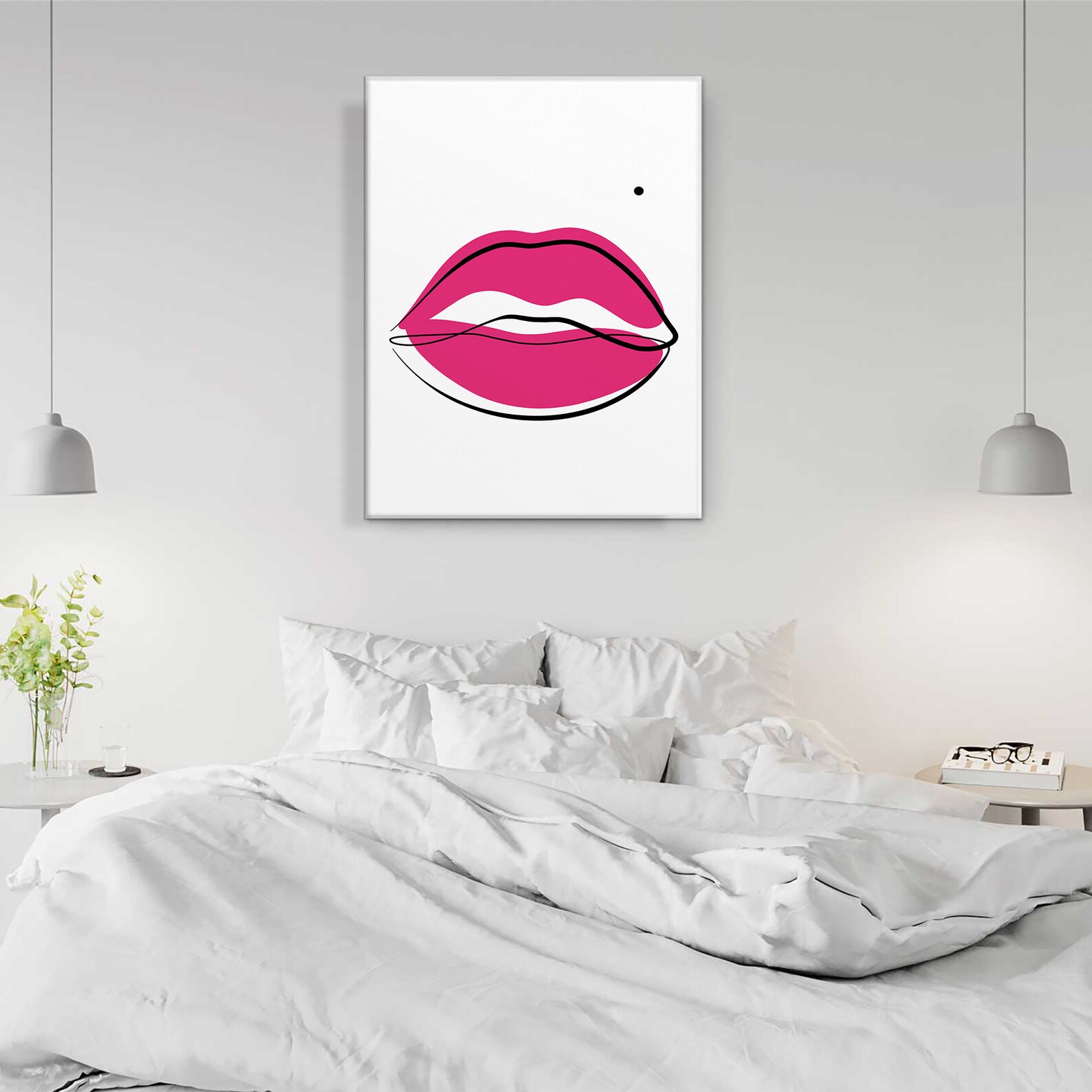 Lips Wall Art Lips Printable Lips Line Art Lips Print Lips Etsy Singapore