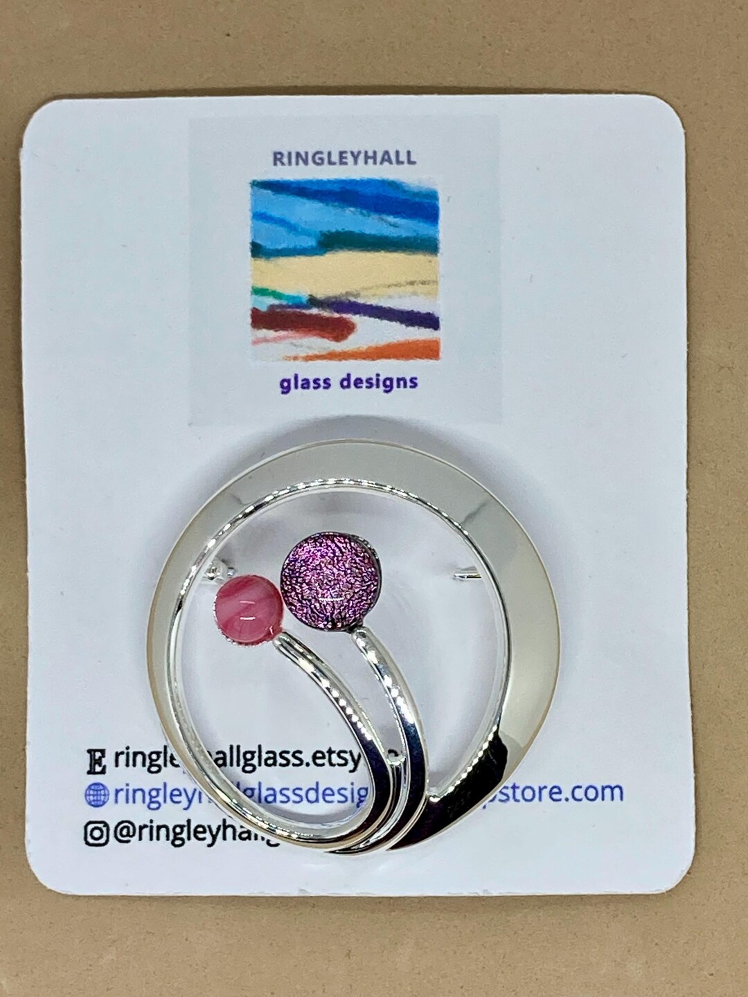 Barbie Anstecknadel Glitzer - Emaille Silhouette Mit Rosa Design