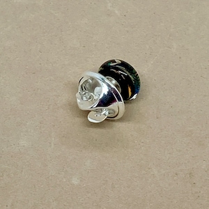 Tiny dichroic glass scarf/tie/modesty/hijab pin image 10