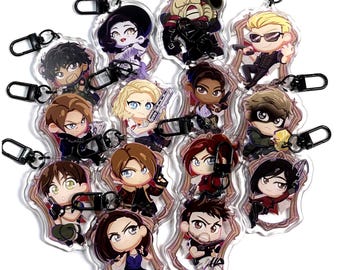Resident Evil: Chris Redfield, Leon, Jill, Ada, Albert, Rebecca, Ethan Winters