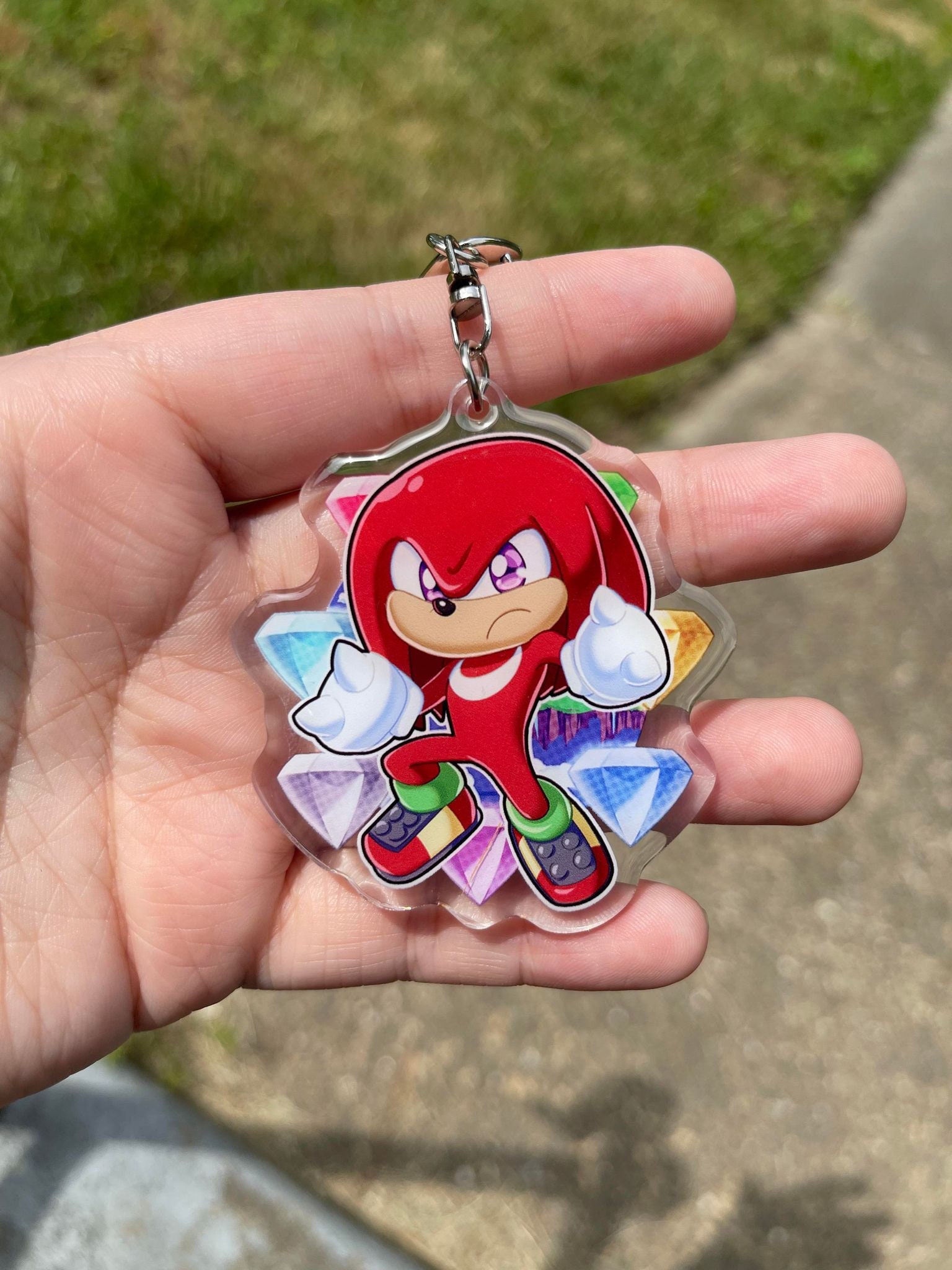 Sonic and Friends Acrylic Keychains : Kawaii Cute Chibi Fanart -   Denmark