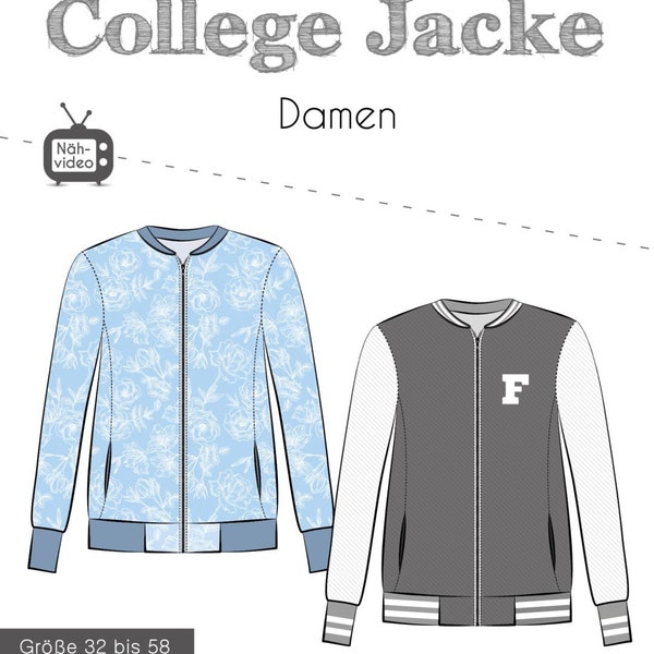 Schnittmuster College Jacke Damen