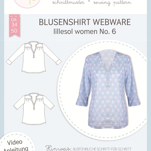 Schnittmuster Blusenshirt Webware No. 6