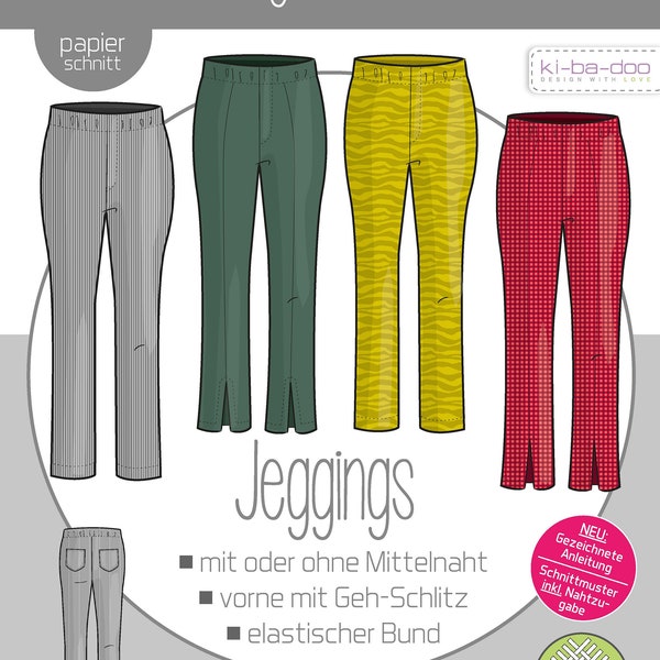 Papierschnittmuster Jeggings ki-ba-doo