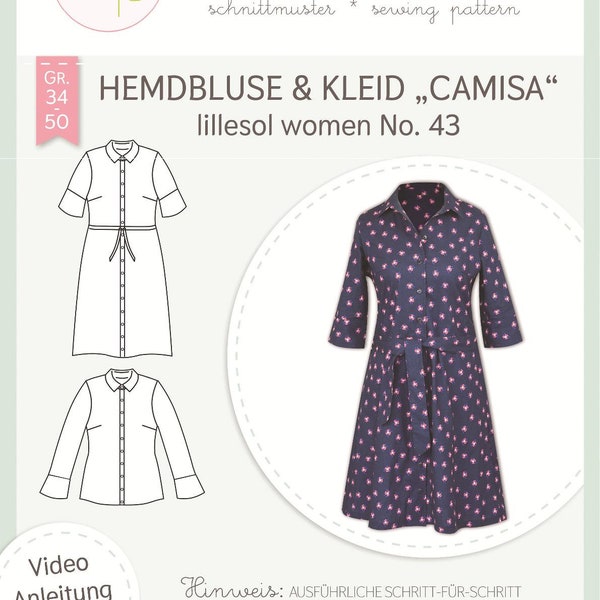 Schnittmuster Hemdbluse & Kleid Camisa No. 43