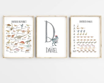 Dinosaur Flash Cards Printable ABC Cards Alphabet Cards - Etsy