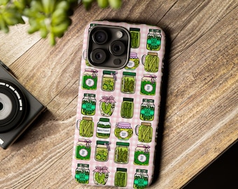Pickle Jar Pink phone case | Tough Cases