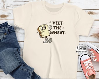 Gluten Free Youth Short Sleeve Tee | Yeet The Wheat Celiac Awareness